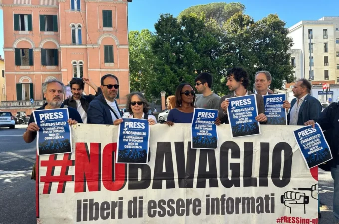 Caso Nunziati, l’Ordine dei Giornalisti scende in piazza