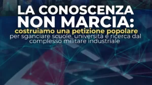 “La conoscenza non marcia”: petizione contro i legami tra istruzione e militari