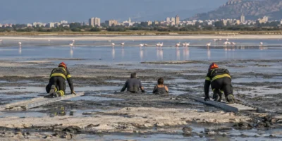 Turiste nel fango per una foto ai fenicotteri: Molentargius presenta il conto