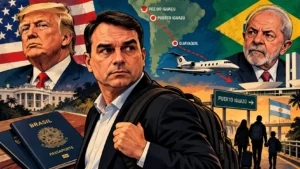 Flávio Bolsonaro fugge, Trump lo accoglie. E il Brasile scopre il conto