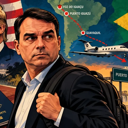 Flávio Bolsonaro fugge, Trump lo accoglie. E il Brasile scopre il conto