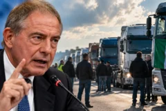 Il Ministro Urso minaccia con il carcere i camionisti che scioperano