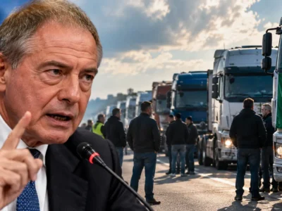 Il Ministro Urso minaccia con il carcere i camionisti che scioperano