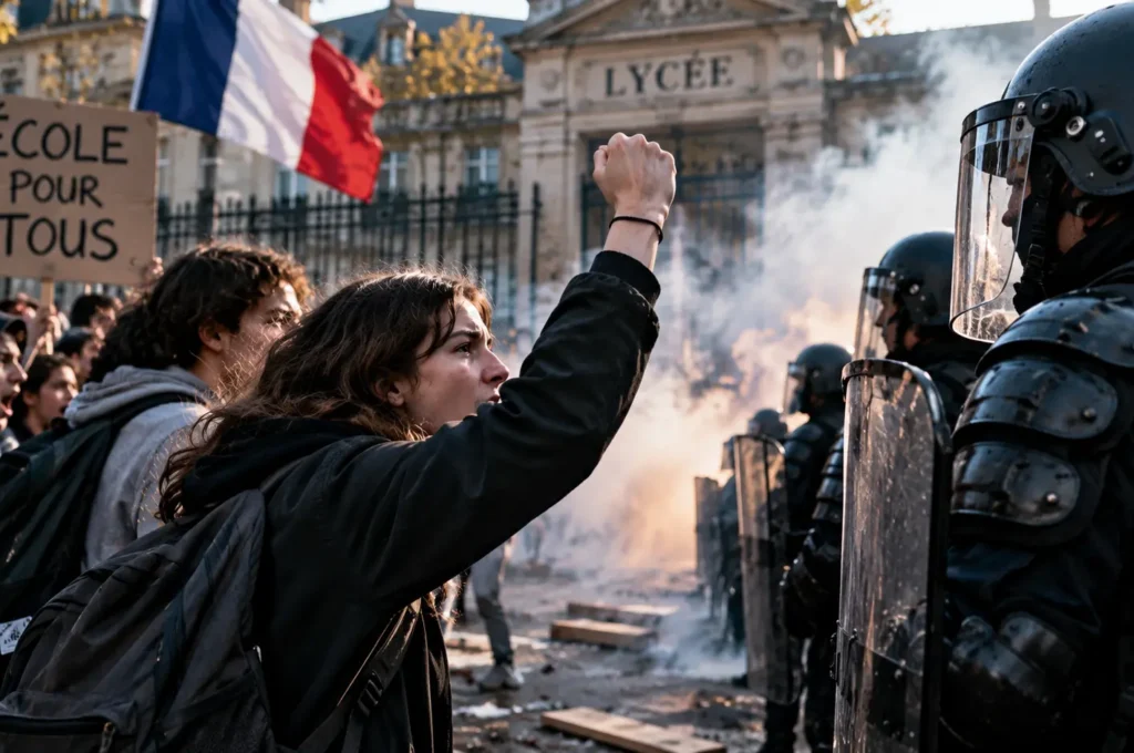 Proteste studentesche in Francia: studenti mutilati dalla polizia