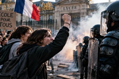 Proteste studentesche in Francia: studenti mutilati dalla polizia